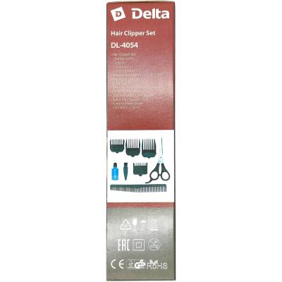 Машинка для стрижки DELTA DL-4054 (220V,10W,4 насадки) шампань