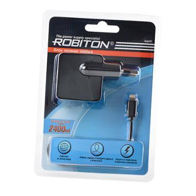 СЗУ Robiton App05 Charging Kit 2.4A iPhone/iPad /14266/***