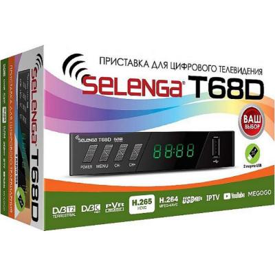 Цифровой эфирный приемник DVB-T2 SELENGA T68D NEW