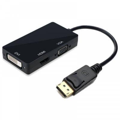 Переходник Display Port папа — HDMI+DVI+VGA /110029/