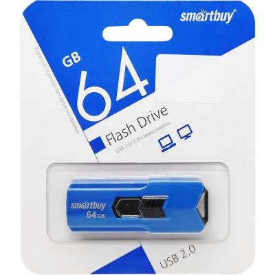 USB накопитель Smartbuy 64GB Stream Blue (SB64GBST-B)