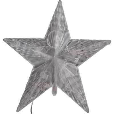 Звезда 20LED прозрачная RGB LX-409