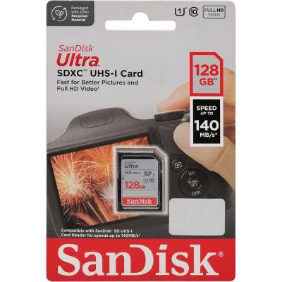 SDXC SanDisk 128GB Class 10 UHS-I 140MB/s (SDSDUNB-128G-GN6IN)