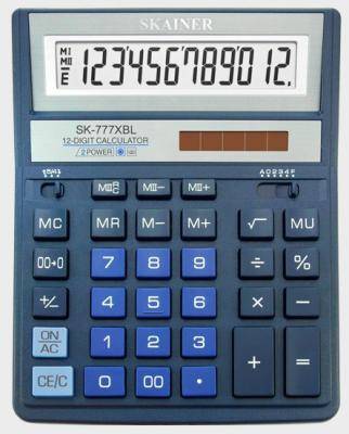 Калькулятор SKAINER SK-777XBL (аналог CITIZEN 888XBL), 12-разр., бол.наст., синий***