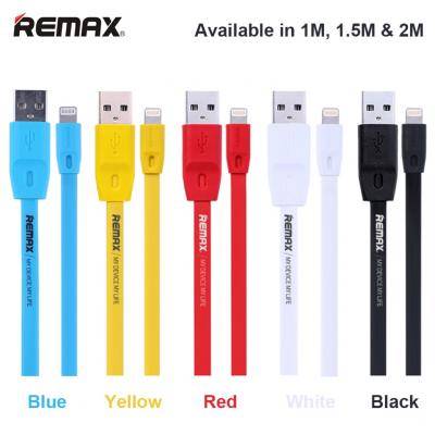 Кабель USB - Lightning 8pin, 1,0м, Remax Full Speed RC-001i, черный