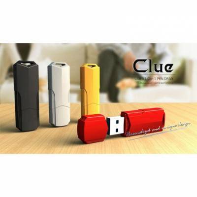 USB накопитель Smartbuy 16GB Clue White (SB16GBCLU-W)