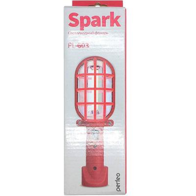 Фонарь универсальный PERFEO SPARK PL-603, 3W COB, магнит, 3*АА, красный, PF_B4085