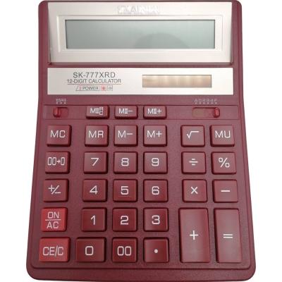 Калькулятор SKAINER SK-777XRD (аналог CITIZEN 888XRD), 12-разр., бол.наст., красный***