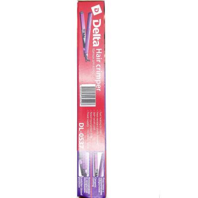Выпрямитель волос DELTA DL-0537 (керамич.,35Вт, t-200C°), фиолетовый