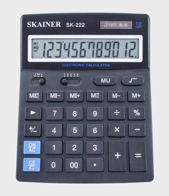 Калькулятор SKAINER SK-222, 12-разр., бол.настольный***
