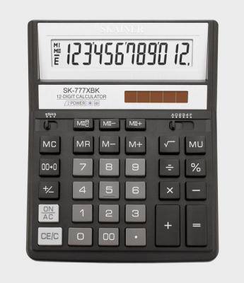 Калькулятор SKAINER SK-777XBK (аналог CITIZEN 888XBK), 12-разр., бол.наст., ч/б***