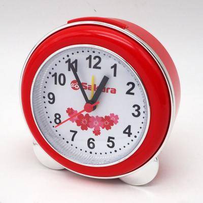 Часы-будильник SAKURA SA-8508R кварц, подсветка, красный