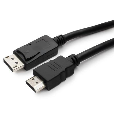 Шнур DisplayPort-HDMI 3,0м Cablexpert CC-DP-HDMI-3M, 20M/19M, черный, экран /10659/