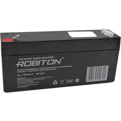 Аккумулятор 6V 3.3Ah ROBITON VRLA6-3.3