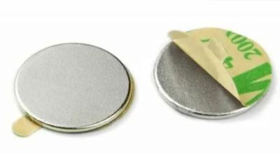 Неодимовый магнит диск 10*1мм, с клеящимся слоем, сцепление 0,4 кг /D10x1mm /155472 