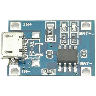 Модуль для зарядки Li-ion акк. вход micro USB 4,5-5,5в. выход 4,2в /98057/