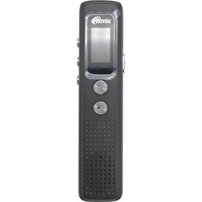 Диктофон RITMIX RR-120 4Gb black (MP3,WAV, аудиоплеер)
