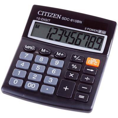 Калькулятор CITIZEN SDC-810BN 10-разр., настольный