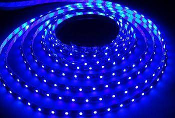 LED лента, 60SMD(2835)/m 4.8W/m 12V, IP65 5m, BLUE, SBL-IP65-4_8-Bl***