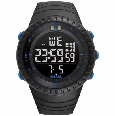 Часы наручные Smael SM1237 black-blue