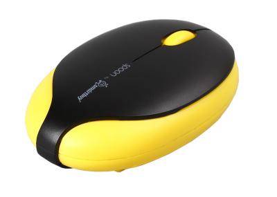 Мышь беспроводная Smartbuy 520AG Spoon, черно-желтая, SBM-520AG-KY