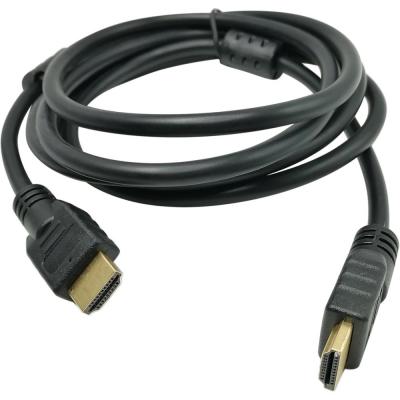 Шнур HDMI-HDMI 2,0м ver.1.4b A-M/A-M, 2 фильтра, (24K) (k-322-75)/75/ SB