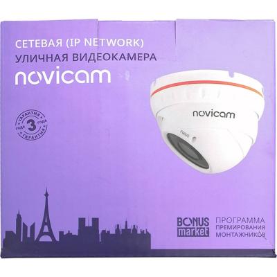 Видеокамера BASIC37 NOVIcam  всепогодная купольная IP, 1/2.8" 3 Mpix, 1080p, ИК 30м (АКЦИЯ!!!)