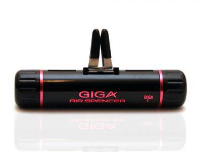 Ароматизатор на кондиционер GIGA Clip BLACK - PINK SHOWER (розовый дождь) /G-44/