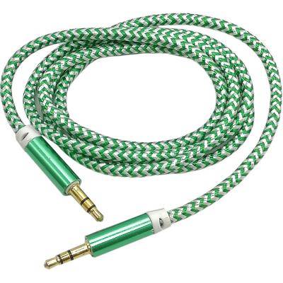 Jack 3,5mm - Jack 3,5mm 1,0м SmartBuy нейлон, зеленый (A-35-35 green)