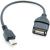 Кабель USB 2.0 OTG Cablexpert A-OTG-AFBM-03 USBAF/Micro BM, 0,15м, удл micro - 9mm /14198/