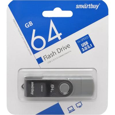 USB 3.0 накопитель Smartbuy 64GB Twist Dual Type-C/Type-A (SB064GB3DUOTWK)