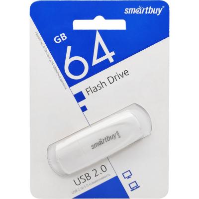 USB накопитель Smartbuy 64GB Scout White (SB064GB2SCW)