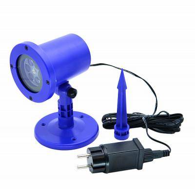 Световая установка Огонёк OG-LDS12(LD-209) уличная (RGB 4.2Вт,IP44, 2 вида крепления) синий