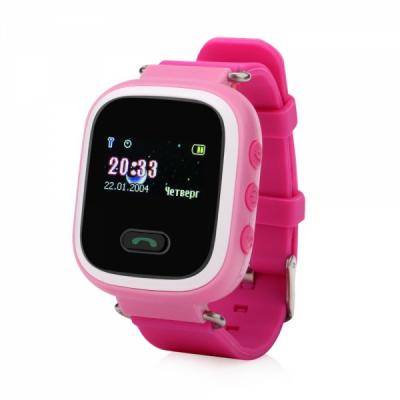 Смарт-часы с GPS OT-SMG15(GP-02) детские, розовые
