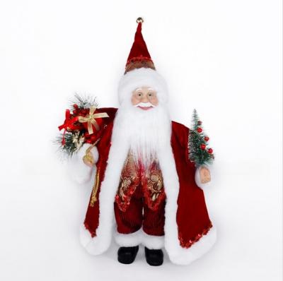 Новогодний сувенир, Санта, S1210-36, 90см, Красный