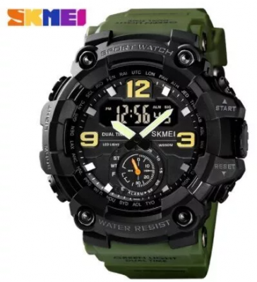 Часы наручные Skmei 1637 army-green 