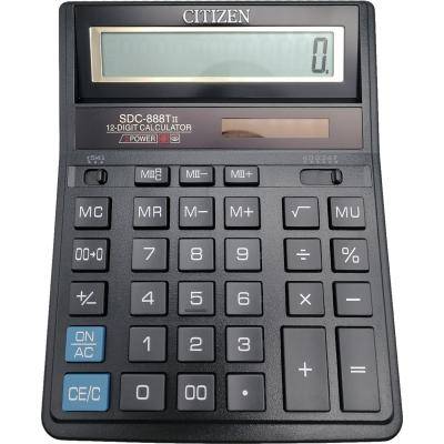 Калькулятор CITIZEN SDC-888TII 12-разр., настольный, черный