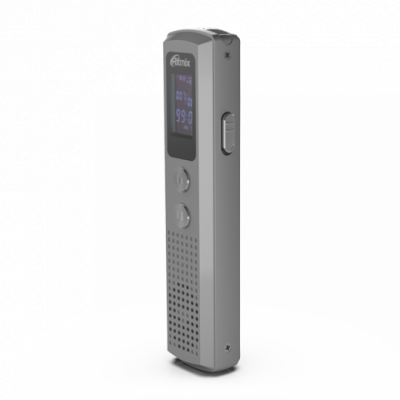 Диктофон RITMIX RR-120 8Gb silver (MP3,WAV, аудиоплеер)