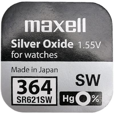 Элемент питания SR621SW (364) MAXELL BL1 10-Box/кор.100шт