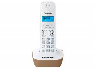 Радиотелефон Panasonic KX-TG1611RUJ бежево-белый