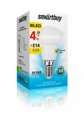 LED лампа R39/4W/4000/E14, Smartbuy
