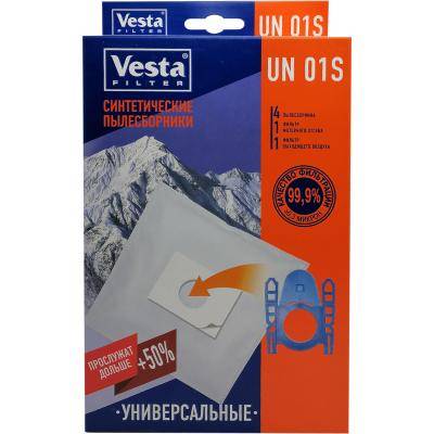 Мешок-пылесборник Vesta Filter UN 01S, 4шт, универсальный