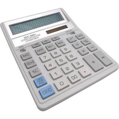 Калькулятор CITIZEN SDC-888XWH 12-разр., настольный, белый