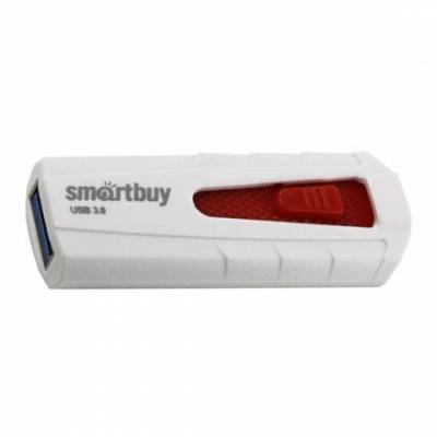 USB 3.0 накопитель Smartbuy 16GB Iron white/red (SB16GBIR-W3)