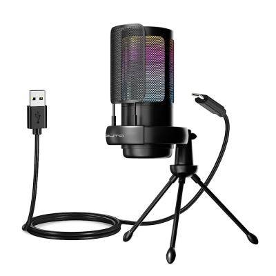 Микрофон конденсаторный OT-ERM16, настольный, RGB подсветка