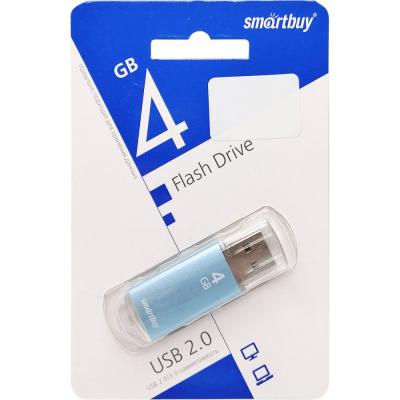 USB накопитель Smartbuy 4GB V-Cut Blue