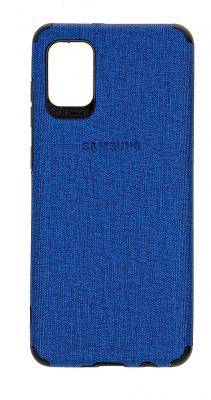 Чехол-накладка iPhone 12 mini, TPU рез+текстиль, синий