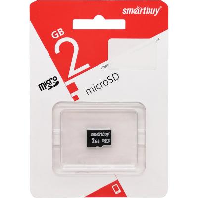 microSD Smartbuy 2GB, SB2GBSD-00 