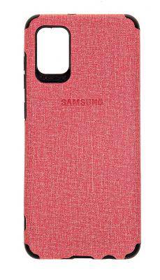 Чехол-накладка iPhone 12 mini, TPU рез+текстиль, розовый