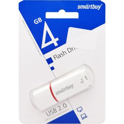 USB накопитель Smartbuy 4GB Crown White (SB4GBCRW-W)